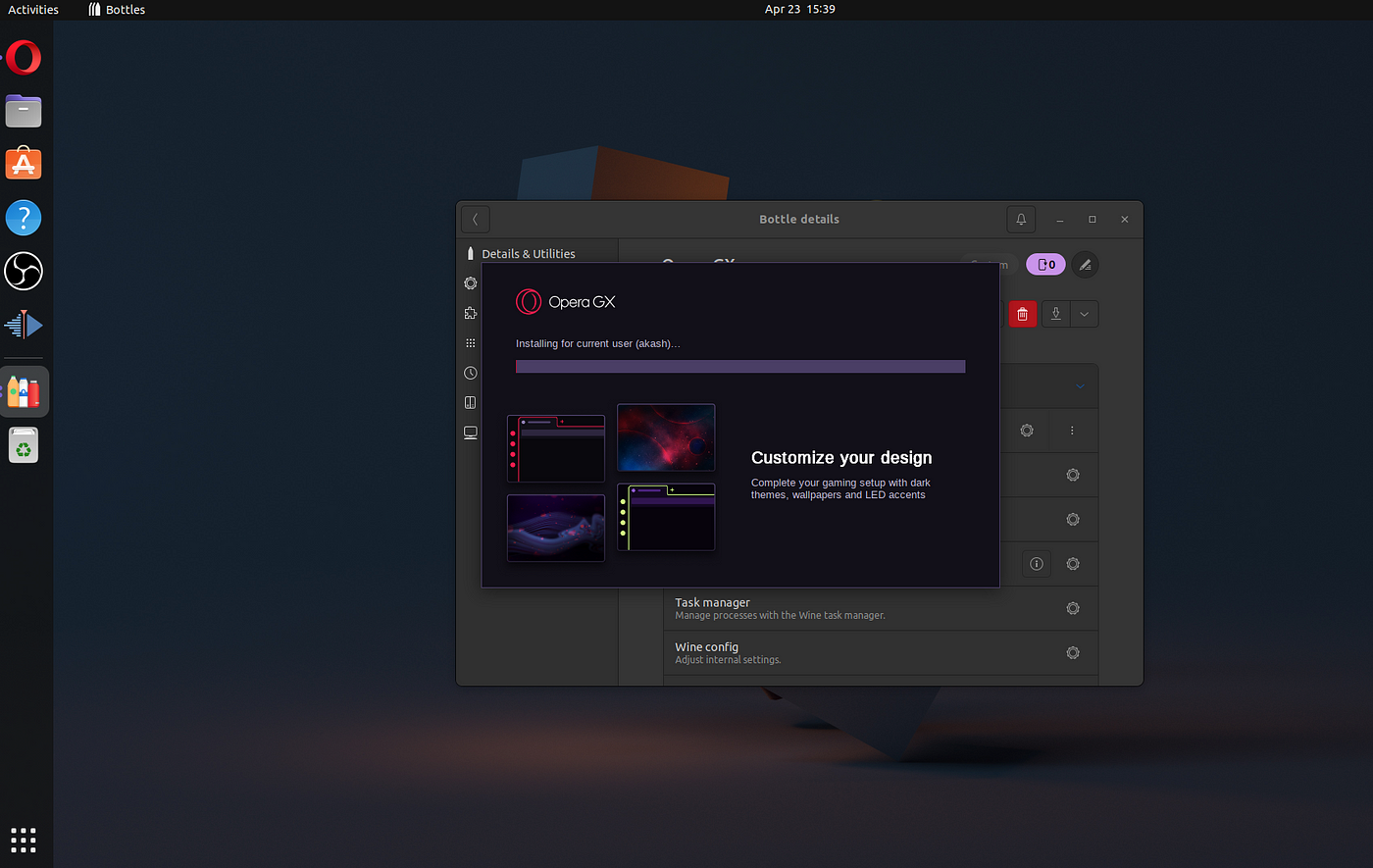 Linux Experiment: Install Epic Games Launcher  Run Windows Program With  Bottles ft Zorin OS 