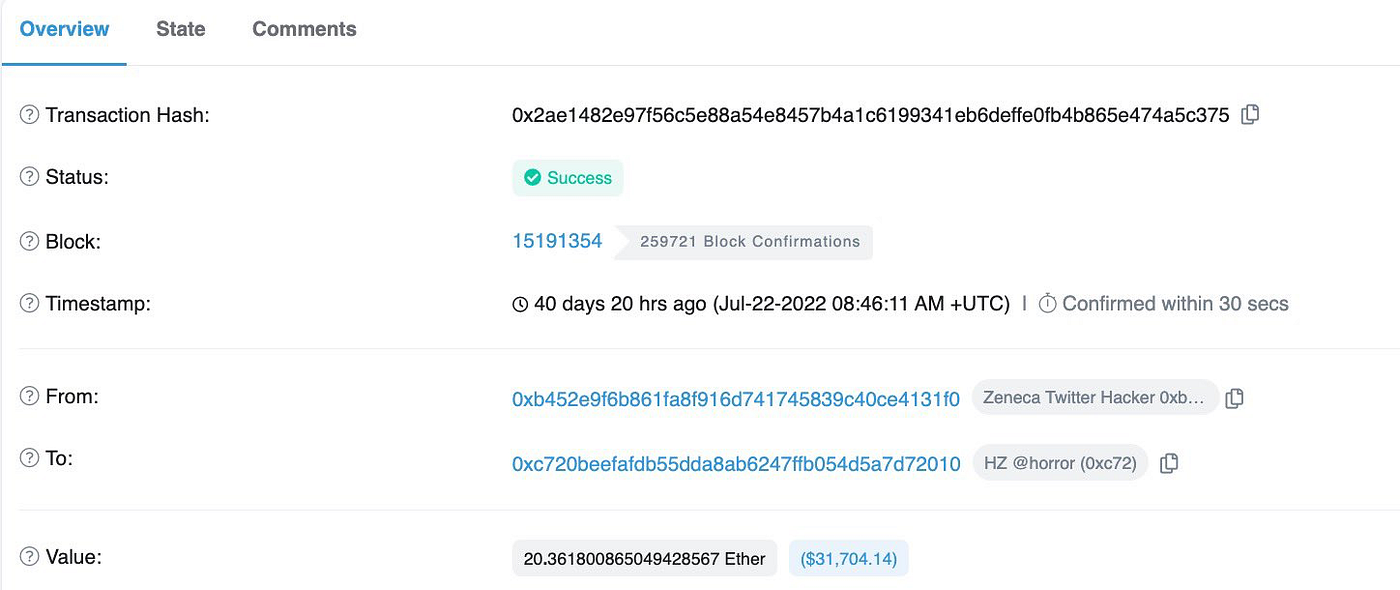 Tracking down Discord & Twitter phishing scammers | by Investigations By  ZachXBT | Medium