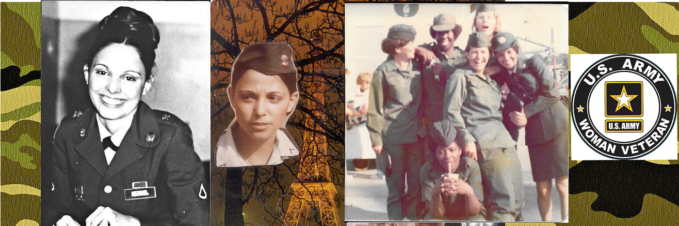 photos of author in the Army