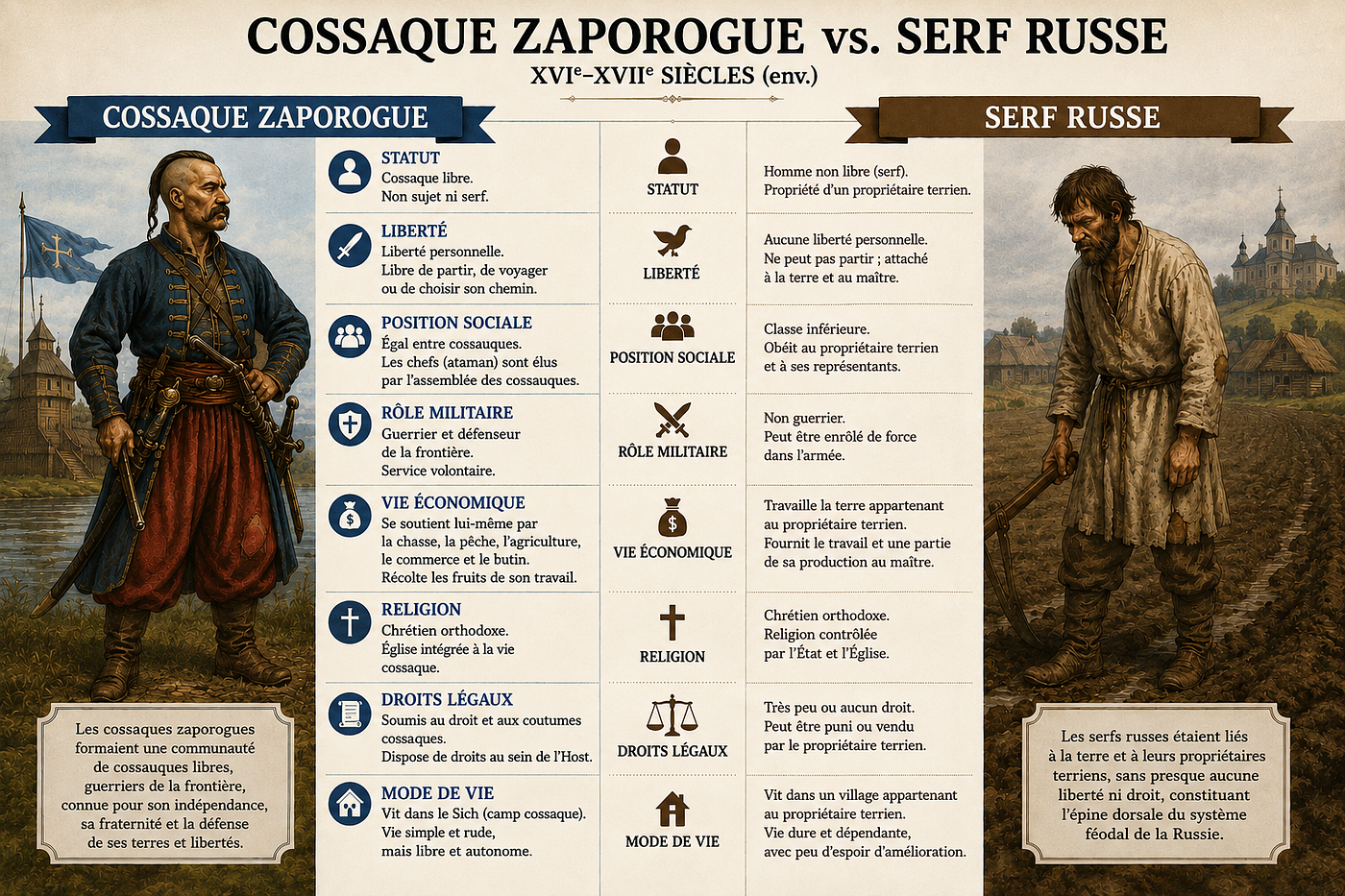 Le Cosaque et le Serf