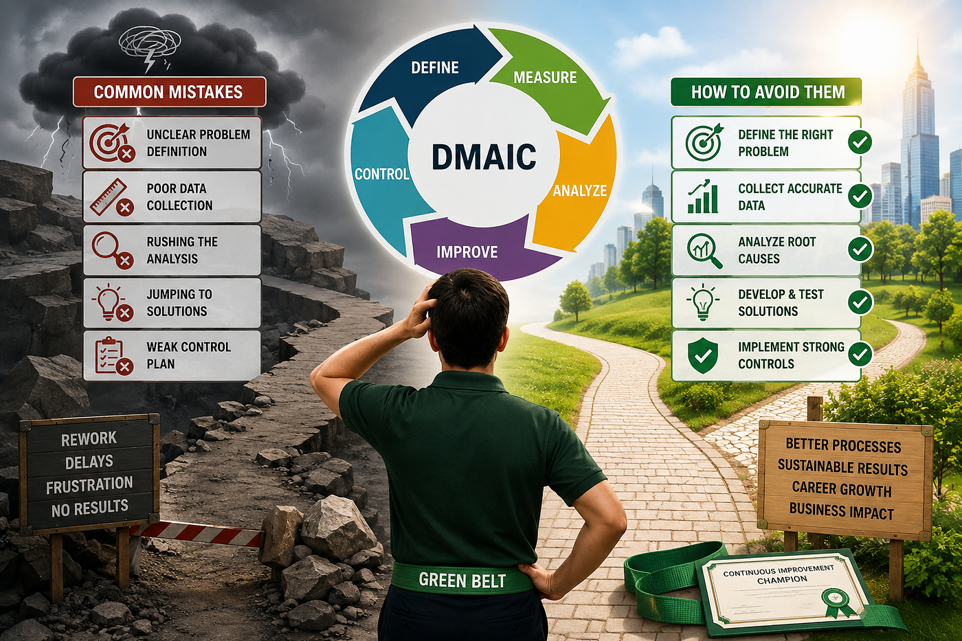 10 Common DMAIC Mistakes First-Time Green Belts Make (And How to Avoid Them)