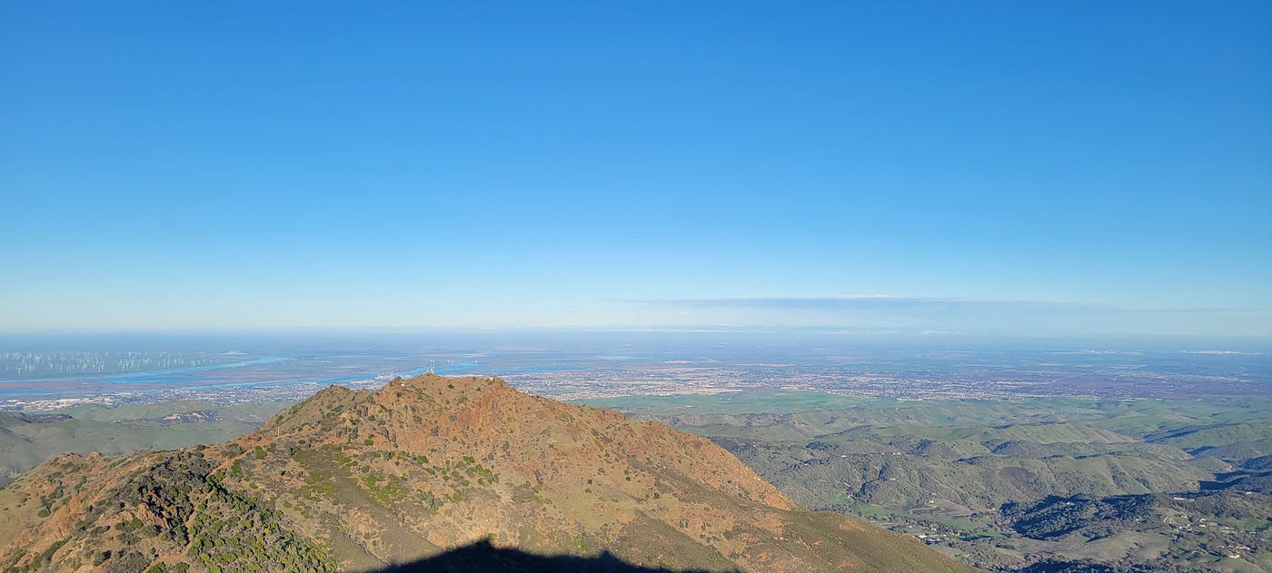 View Northwest from Mt. Diablo