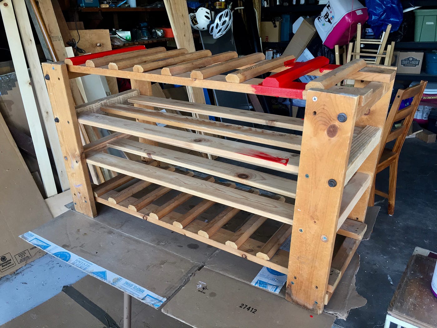 How To Make A Shoe Rack, DIY, Woodworking