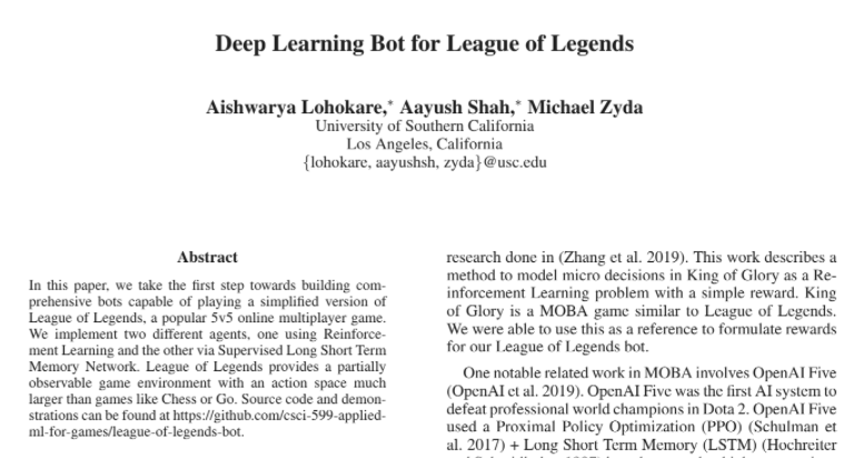Aplicações de Inteligência Artificial no League of Legends, by Aranea  Science