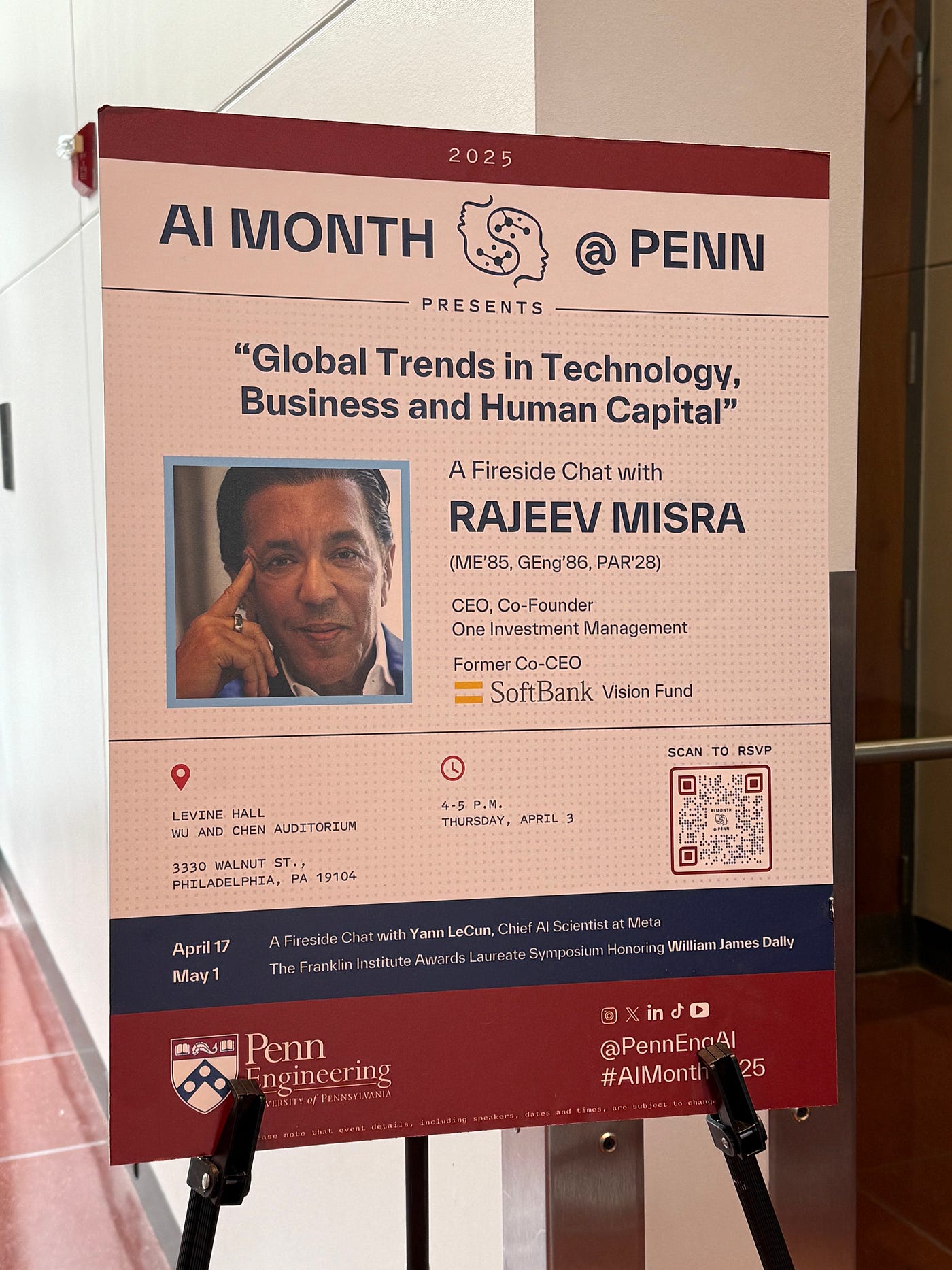 Notes on A Fire Chat with Rajeev Misra | AI month @ Penn