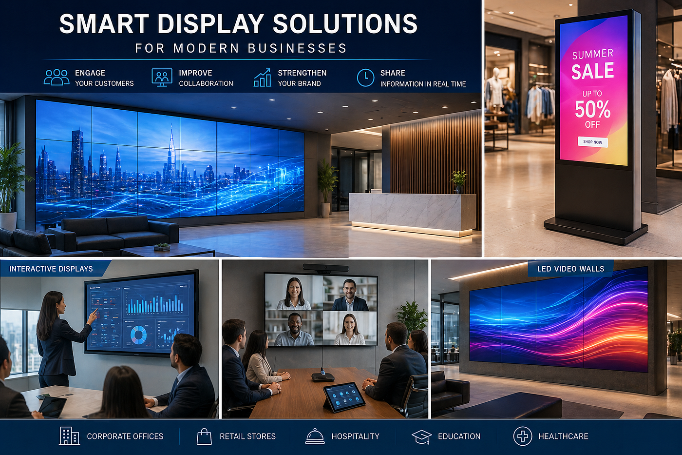 Why Businesses Need Professional Display Solutions in Dubai