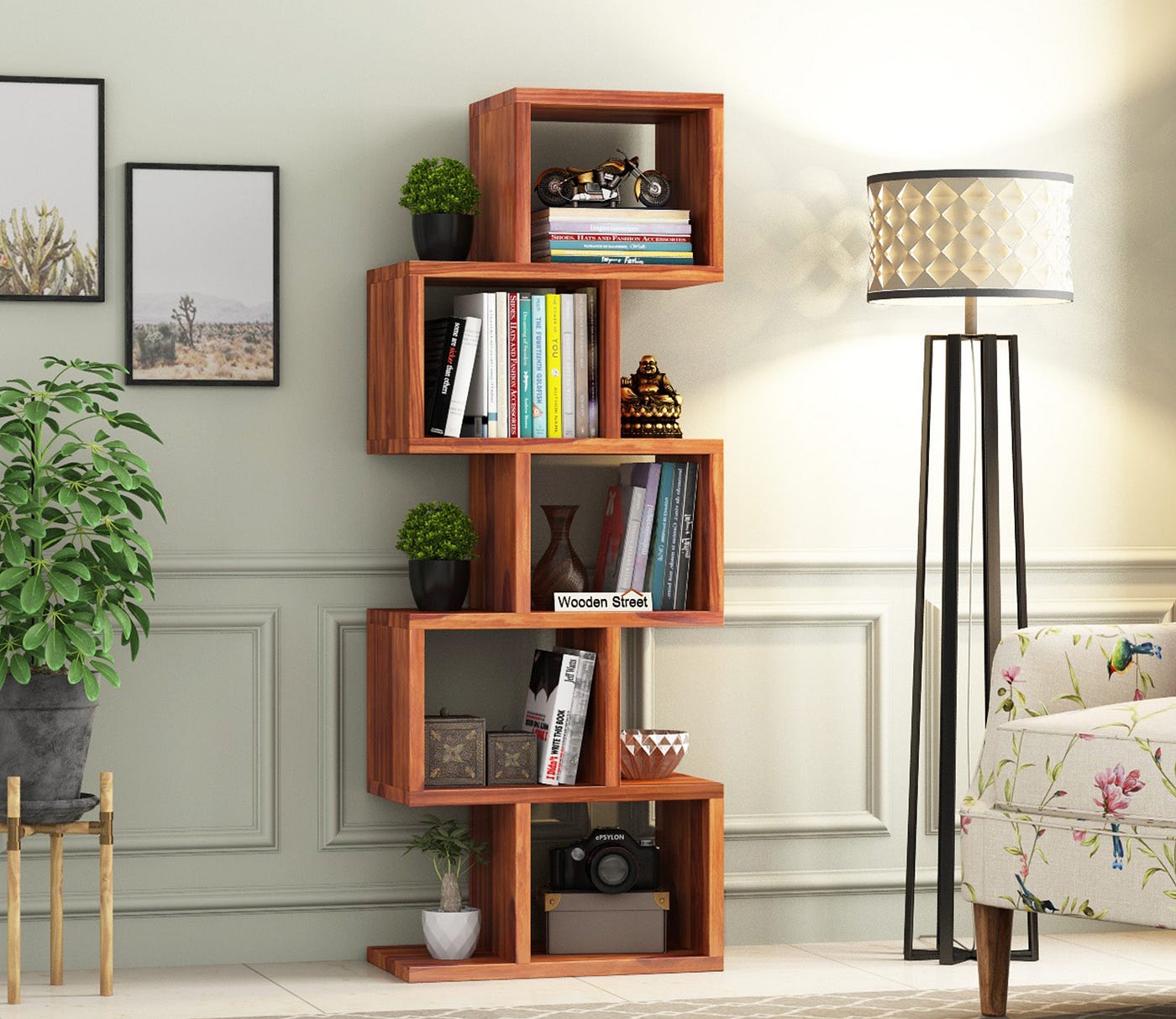 Sheesham wood bookshelves online