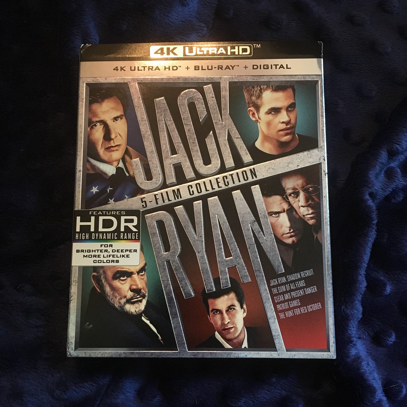 Jack Ryan: 5-Film Collection (4K Ultra HD + Blu-ray + Digital Copy)