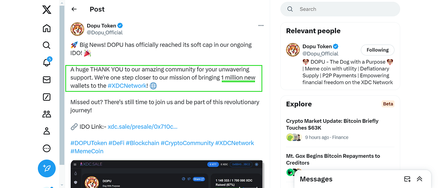 Why $DOPU is the Next Big Opportunity in Meme Tokens: A Revolutionary  Project on the XDC Network. | by XDC Network News | XDC Network News |  Medium