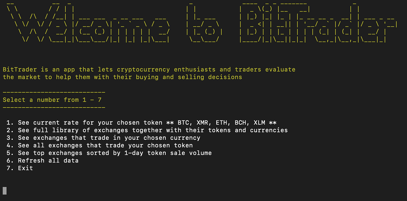 My first Crypto CLI app using Ruby | by Holly Atkinson | Medium