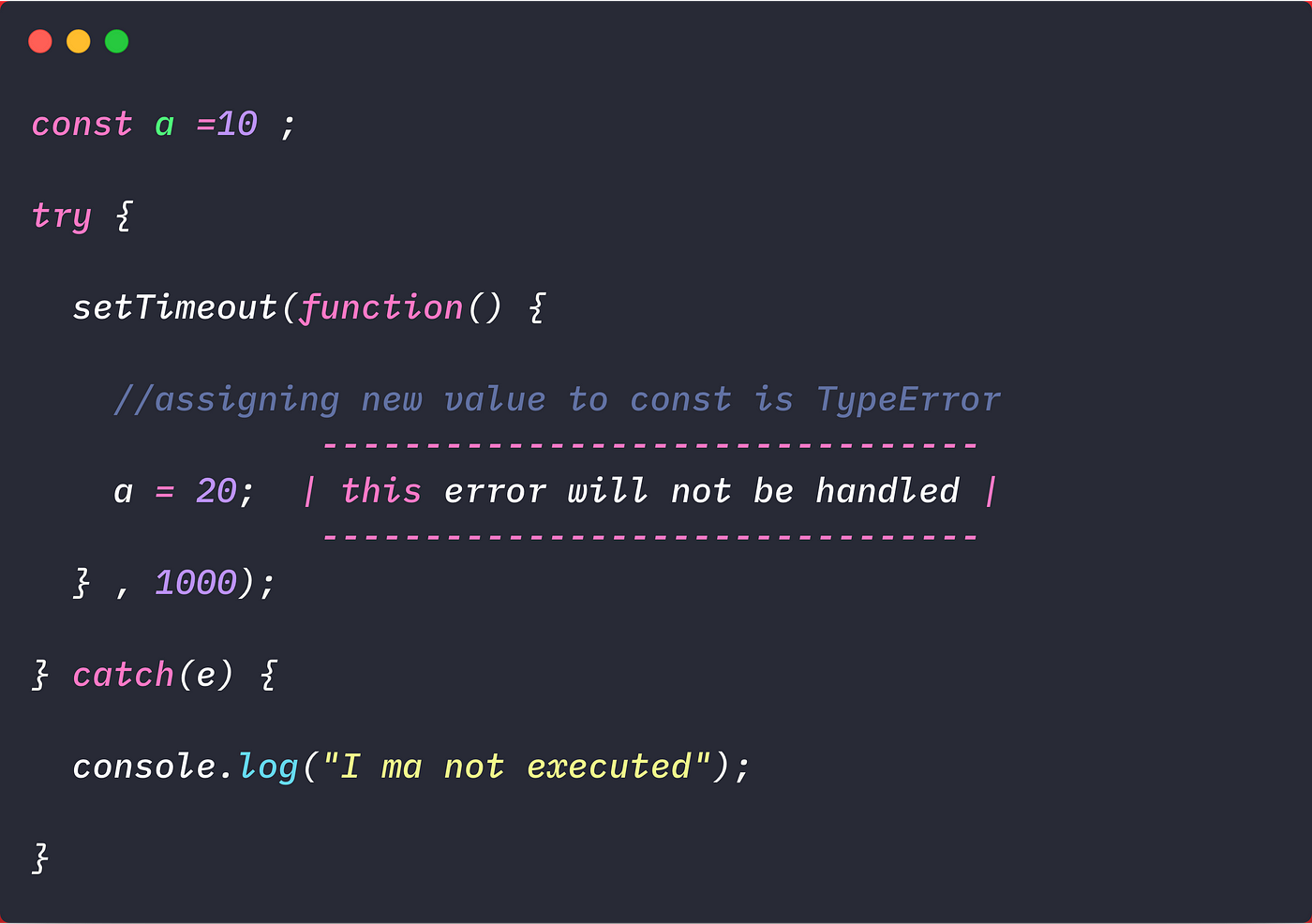 Dealing with JavaScript Exceptions: Using the try catch Statement
