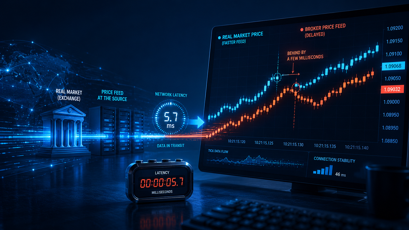 Why Your Forex Broker’s Price Is Always a Few Milliseconds Behind Reality