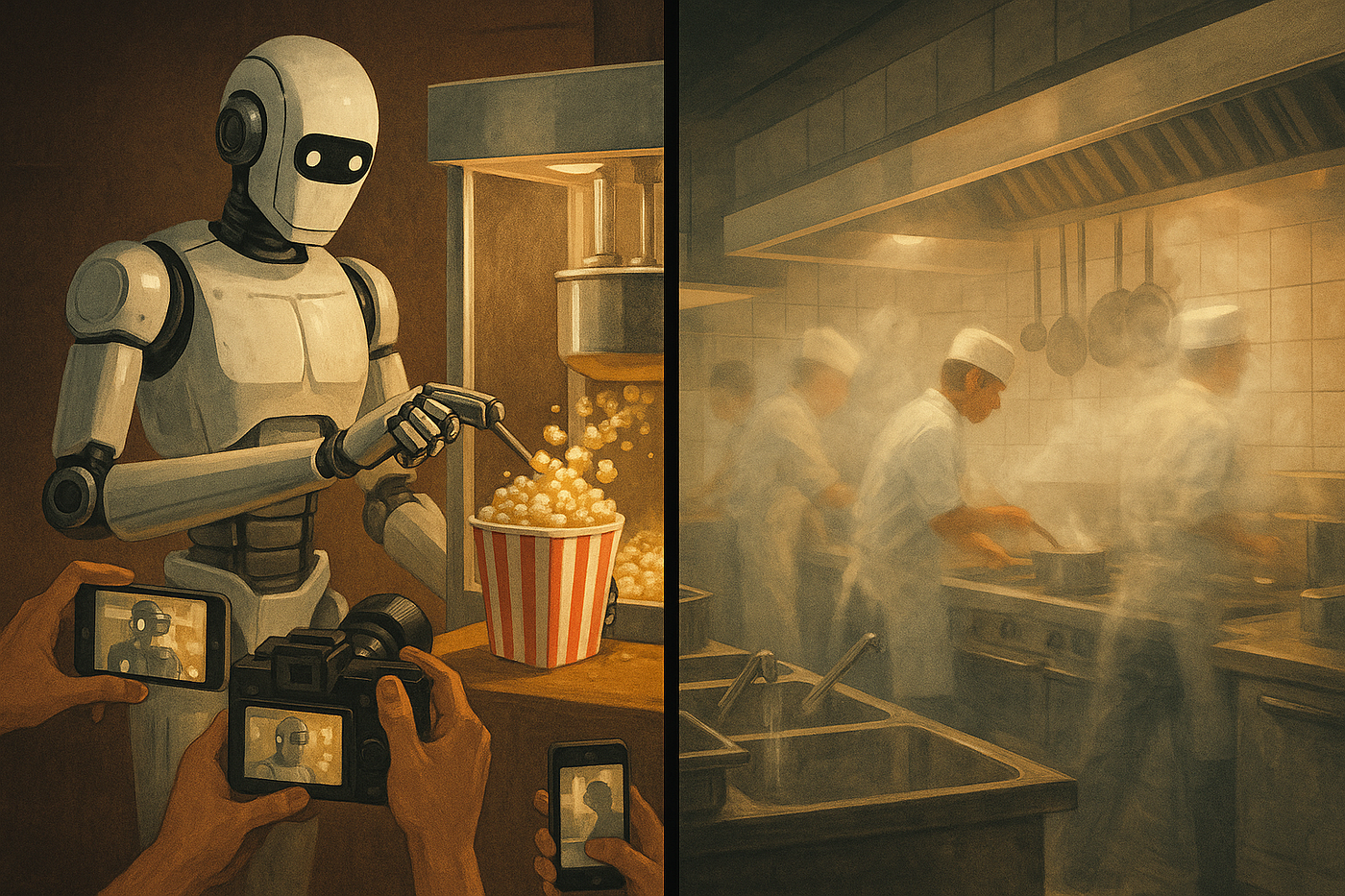 The Robot Will See You Now (For Popcorn Only) | by Reita Williams | Medium, image size:1400x933