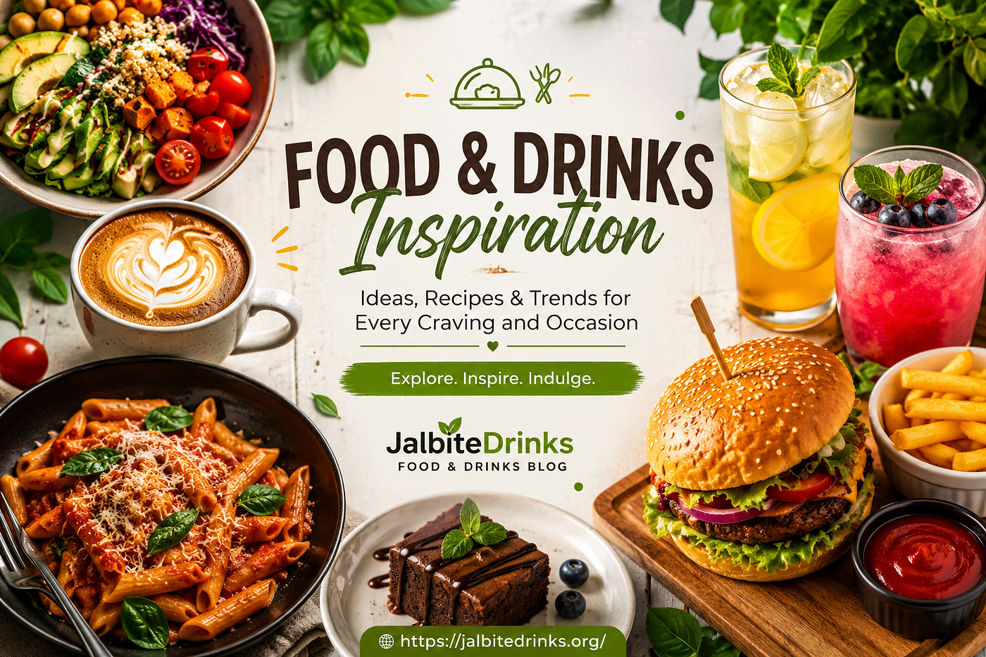 Food and Drinks Inspiration: Discover Delicious Ideas for Every Craving