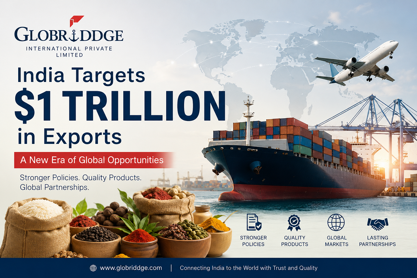 India Targets $1 Trillion Exports: What It Means for Global Buyers and Indian Exporters