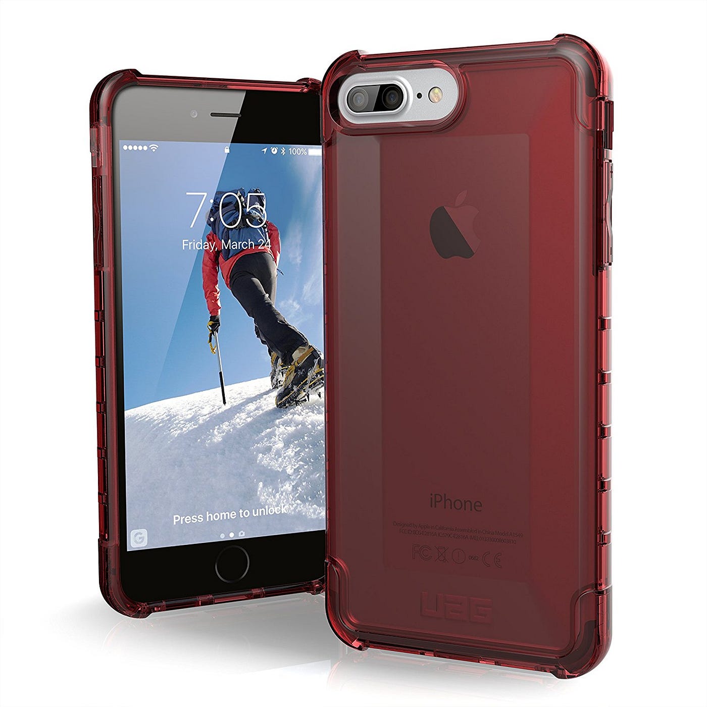 Spigen Tough Armor 2 Case for iPhone 8 Plus / iPhone 7 Plus - Red