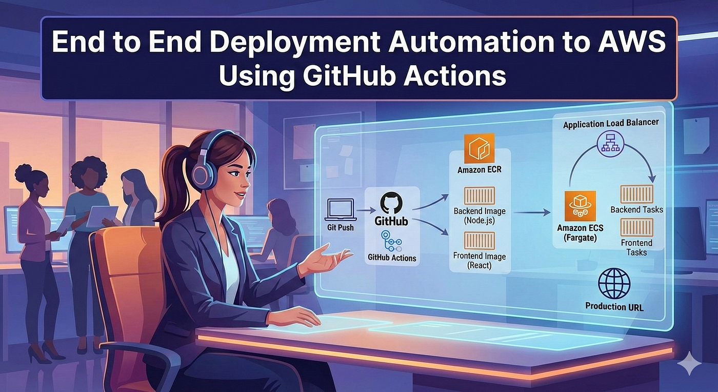 End to End Deployment Automation to AWS Using GitHub Actions | by Muna  Bhattarai | Dec, 2025 | AWS in Plain English