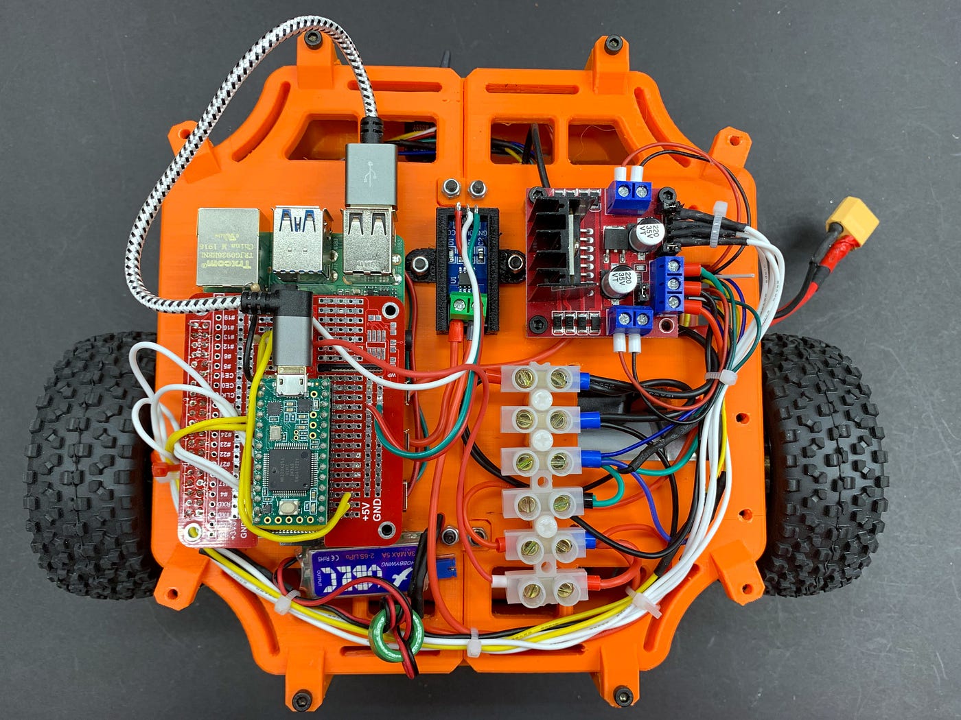 Building the ROS Robot: Chassis, Wiring, and Safety | by Jason Bowling |  Exploring ROS Robotics | Medium