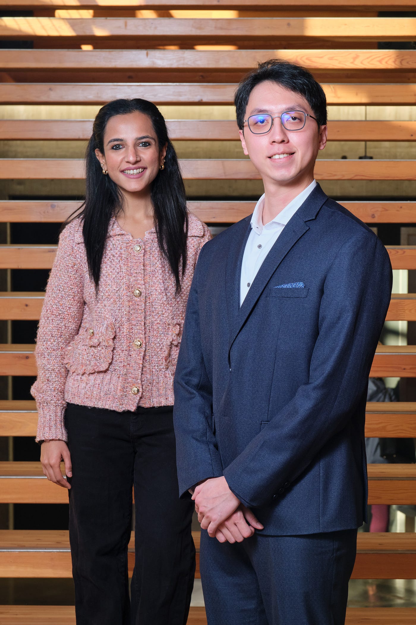Chi-Sen (Forrest) Chen (MS ’26) and Yamini Yamini (MS ‘26)