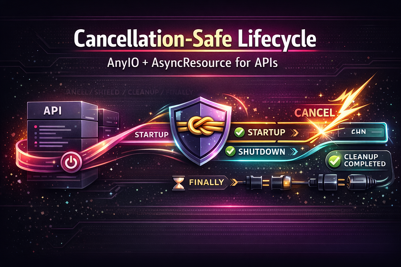 Python AnyIO + AsyncResource: Cancellation-Safe Startup/Shutdown Hooks for APIs