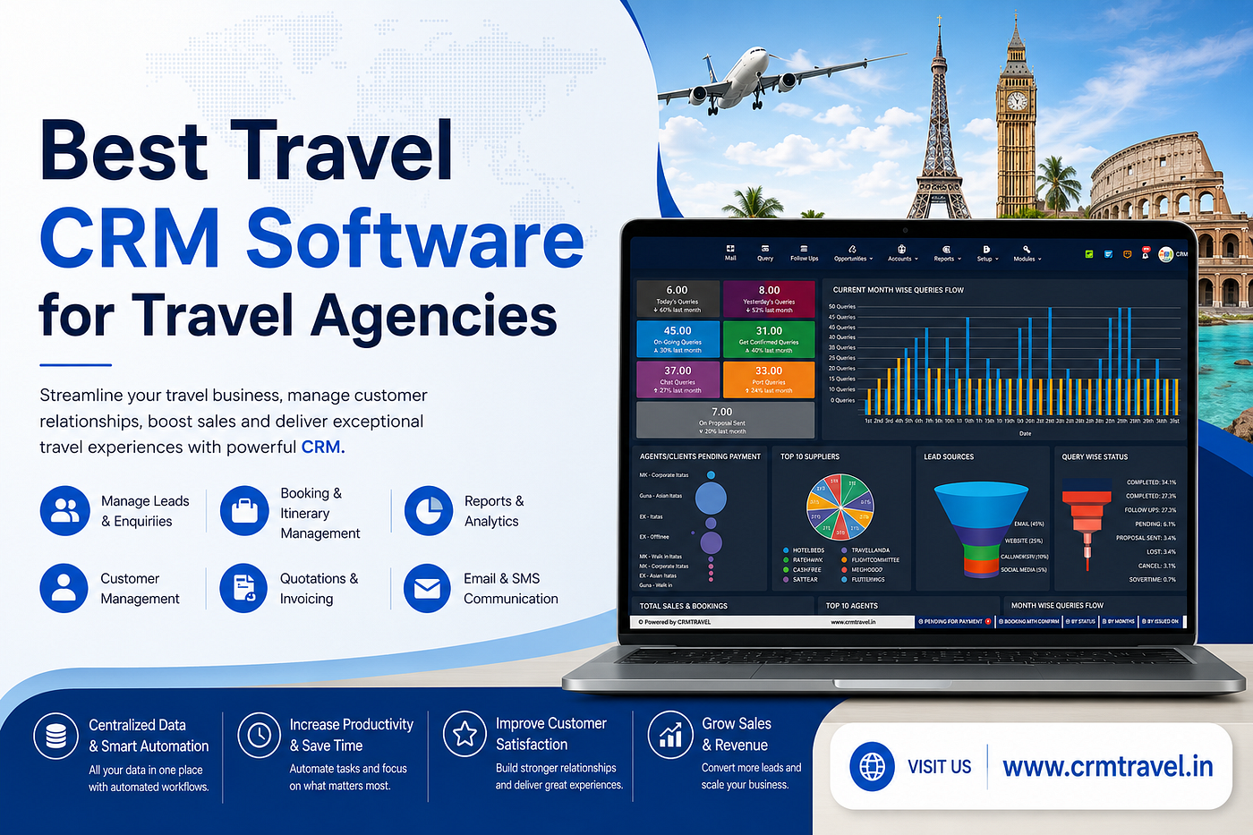 Best Travel CRM Software for Travel Agencies