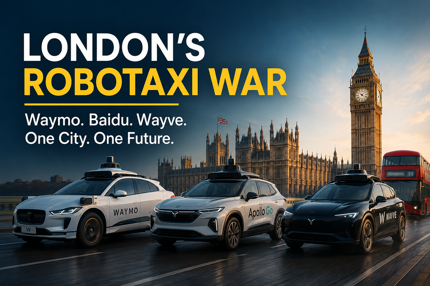 Waymo vs Baidu vs Wayve: London’s Robotaxi Battle Could Shape the Future of AI Transportation