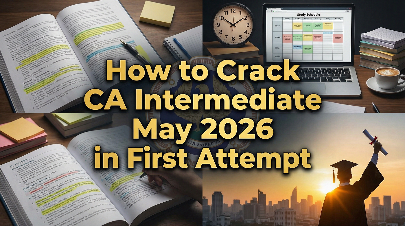 How to Crack CA Intermediate May 2026 in First Attempt — Complete Step-by-Step Guide