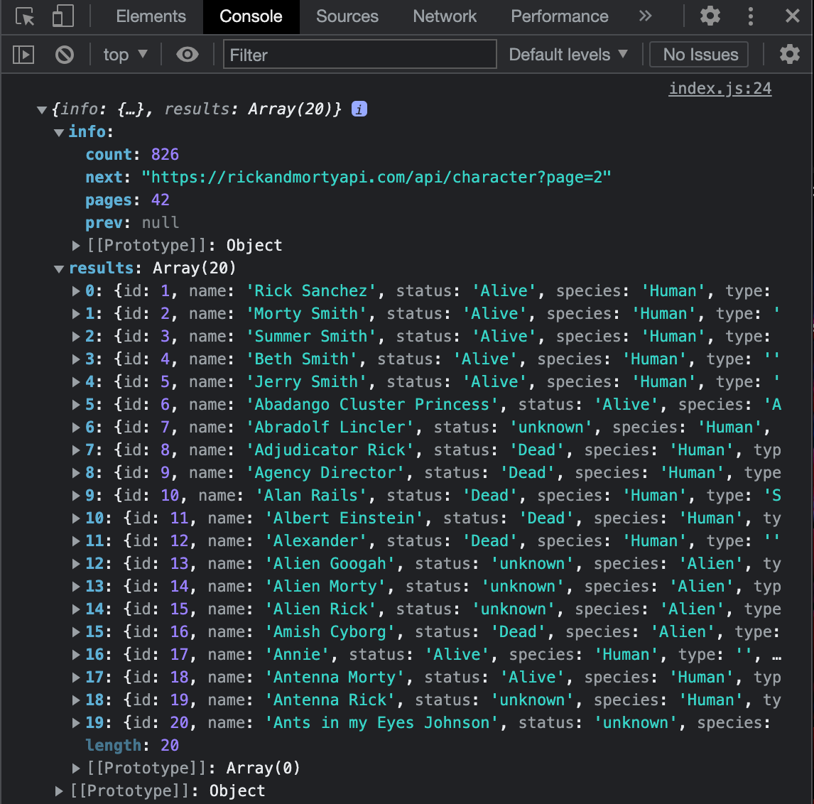 How to fetch data from an API and render it into cards using