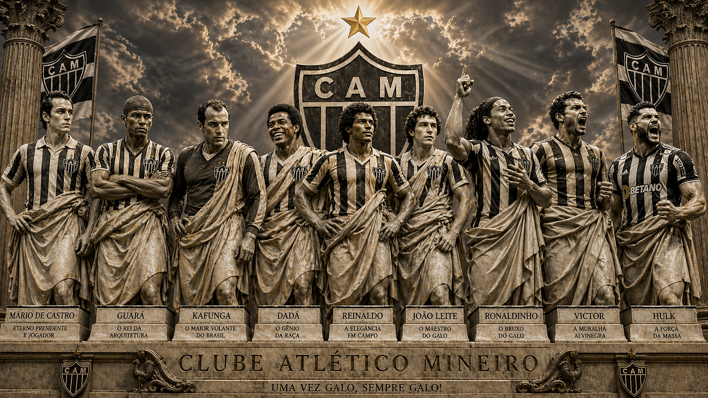Três eras, nove ídolos: a história do Galo que mora em mim