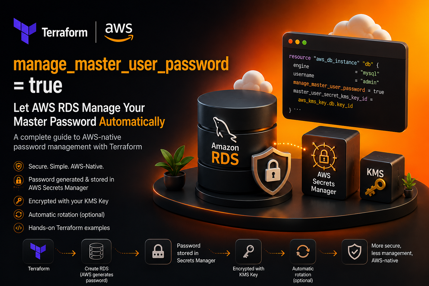 Understanding manage_master_user_password = true in Terraform