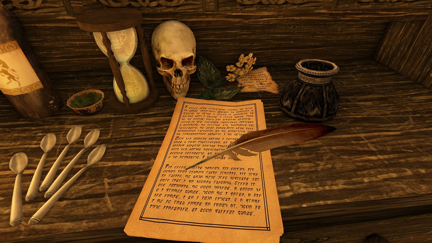 A Letter to the Hlaalu Grandmaster Duke Vedam Dren