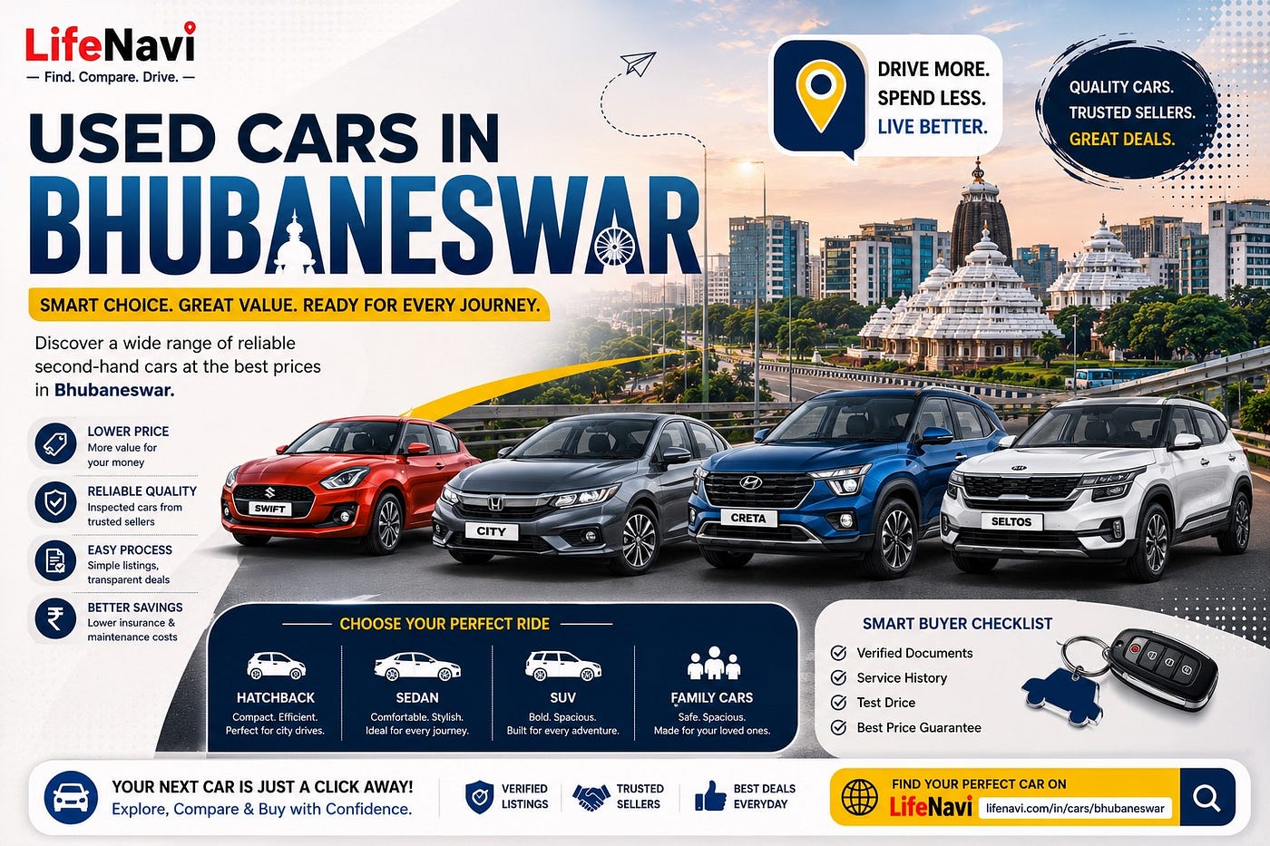 Used Cars in Bhubaneswar: Find Second-Hand Cars at Affordable Prices | LifeNavi