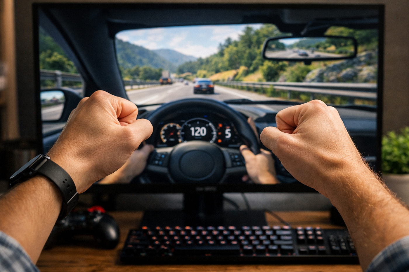 Building a Virtual Steering Wheel Using Computer Vision and Python