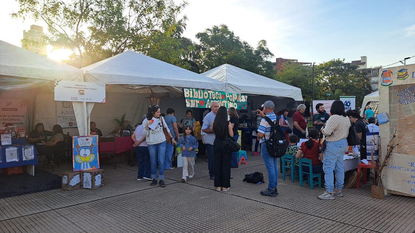 Las diferentes bibliotecas de la ciudad participaron activamente de la Feria con actividades para toda la familia.