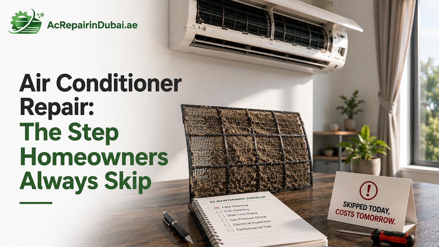 Air Conditioner Repair: The Step Homeowners Always Skip
