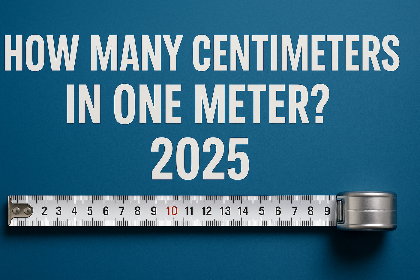 How Many Centimeters in a Meter 2025
