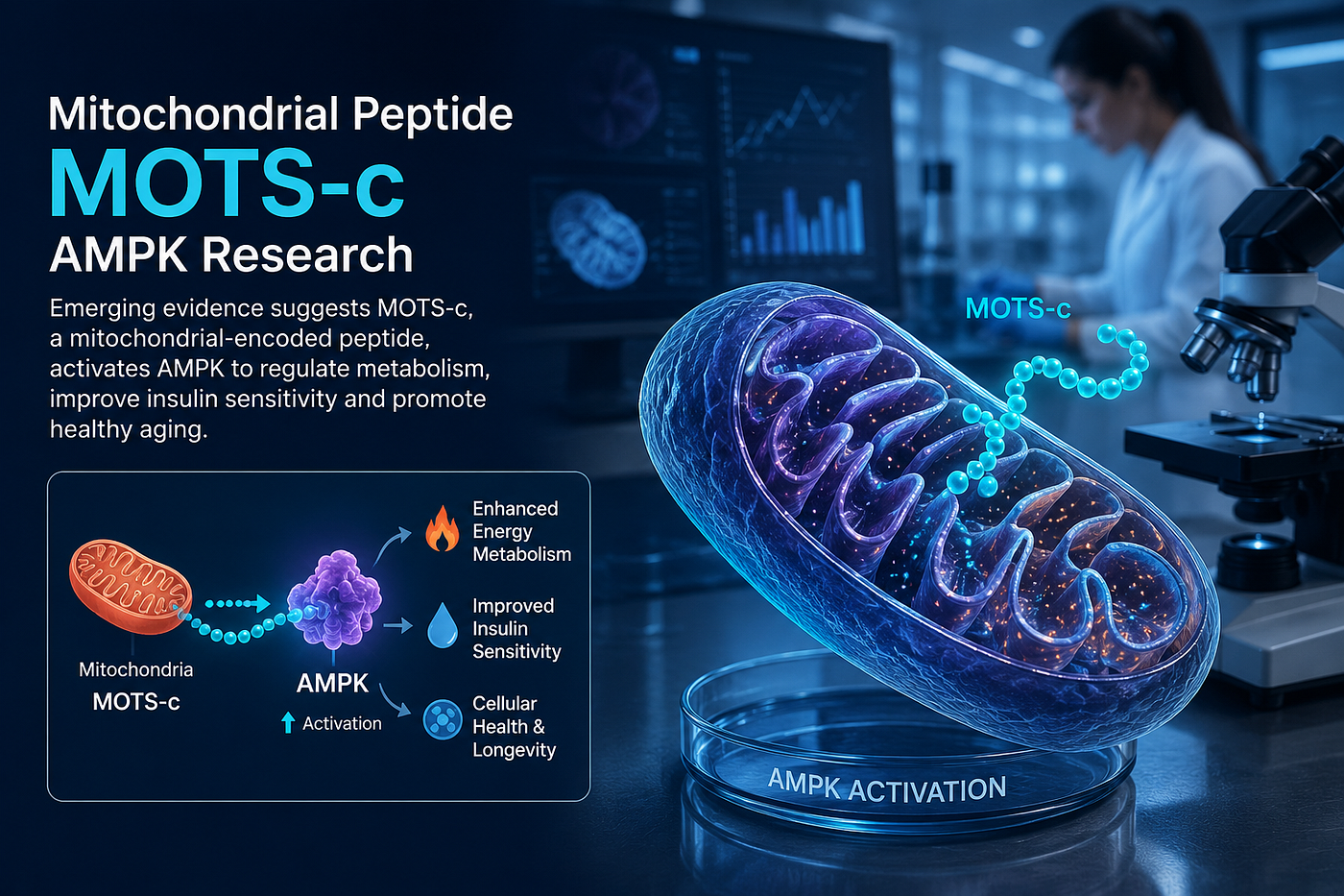 Mitochondrial Peptide MOTS-c AMPK Research: Why Scientists Are Paying Close Attention to This Tiny…