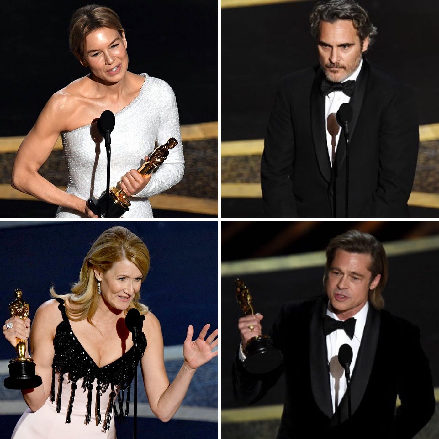 Oscars 2021: Bong Joon Ho, Joaquin Phoenix, Renée Zellweger, Brad