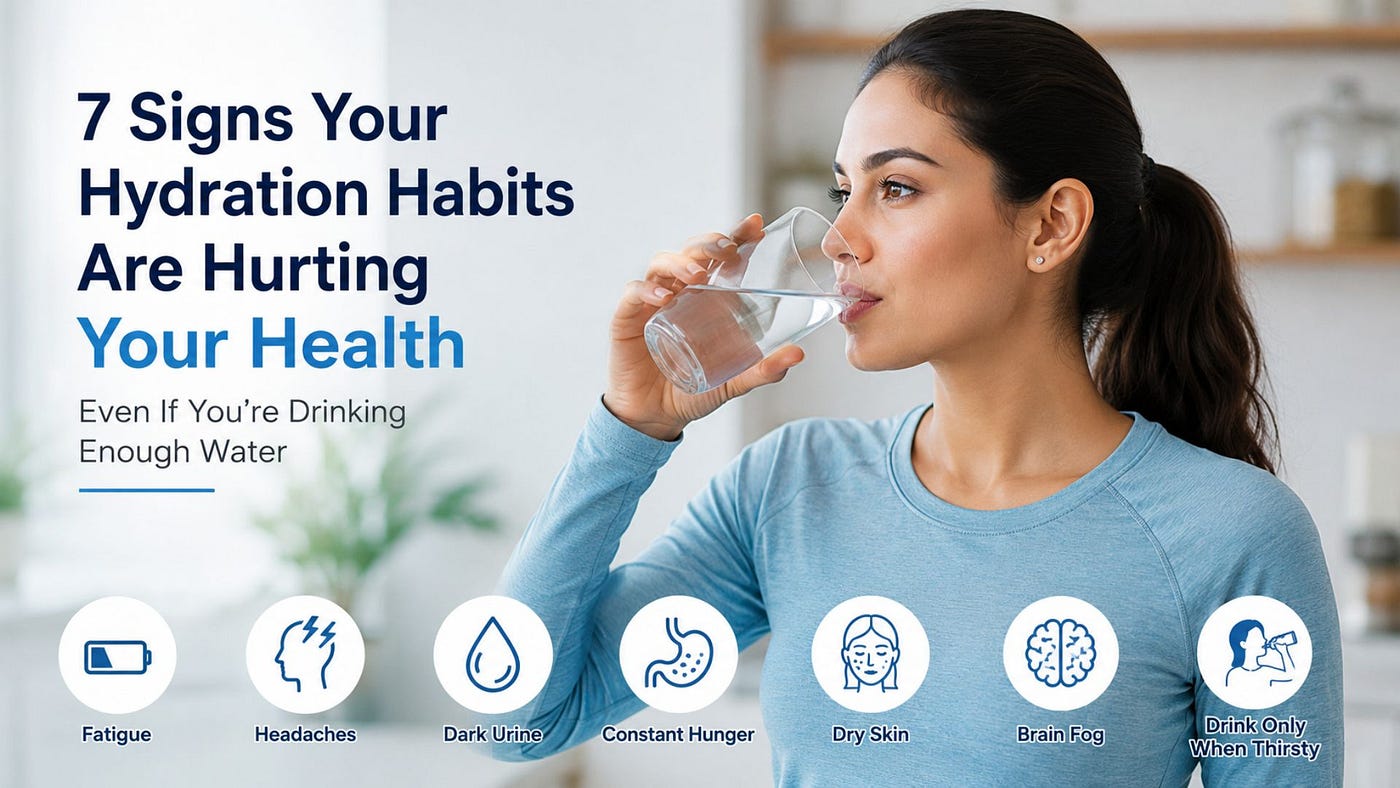 7 Signs Your Hydration Habits Are Hurting Your Health — Even If You’re Drinking Enough Water