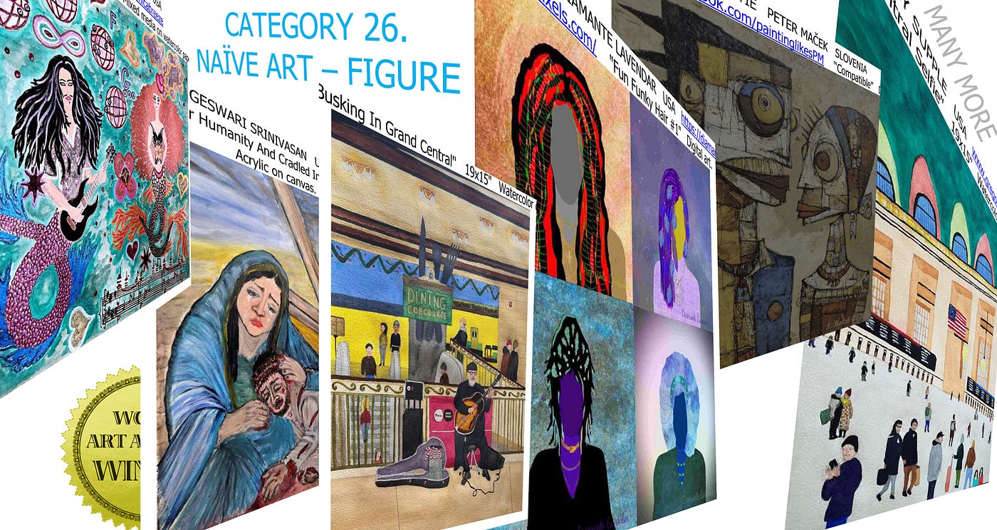 World’s Best Naive Figure Artists: SUPPLE, MAČEK, LAVENDAR, SRINIVASAN, BREEZE & CECH / 2026 WORLD…
