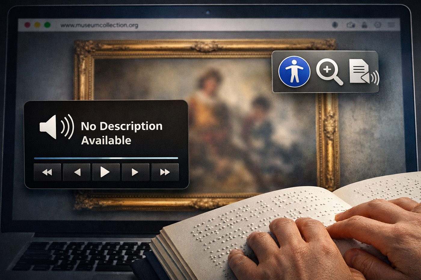 Visibility is not the same as access. Image created by the author using AI tools.