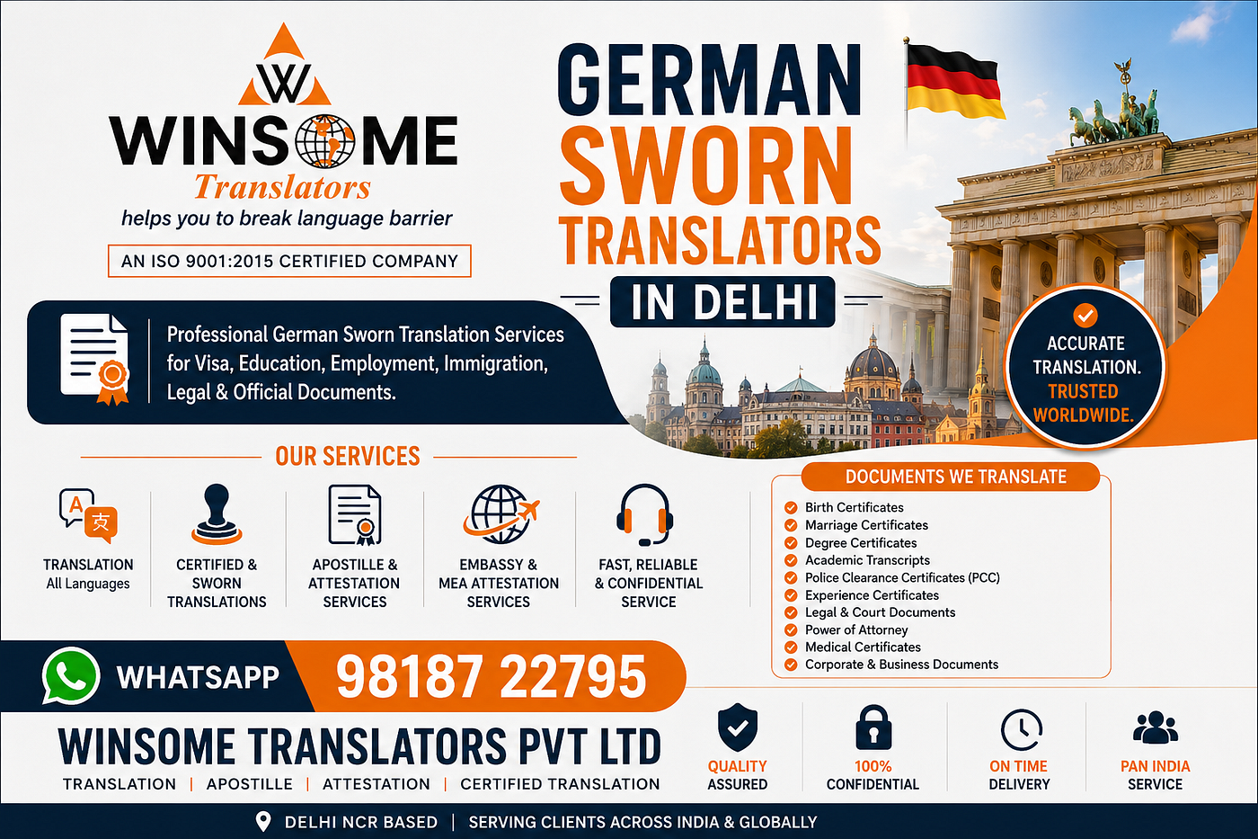 German Sworn Translators in Delhi: Everything You Need to Know for Germany Visa, Education…