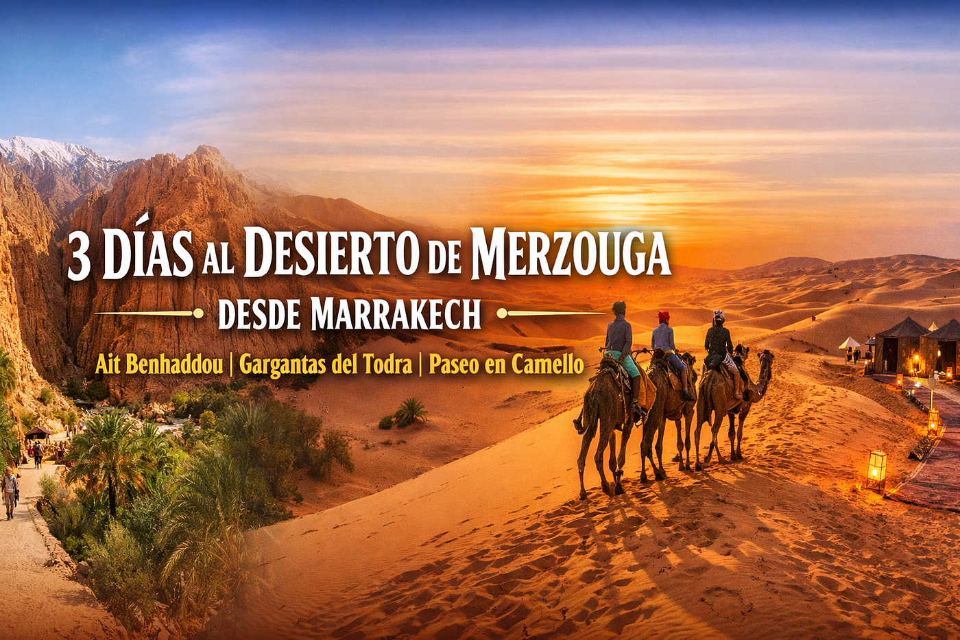 Tour 3 Días al Desierto de Merzouga desde Marrakech
