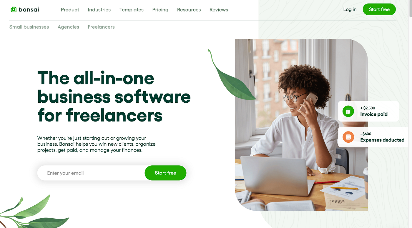 Getting Organized in the New Year: a Freelancer's Review of Hello Bonsai |  by Molly | Freelancer's Handbook | Medium