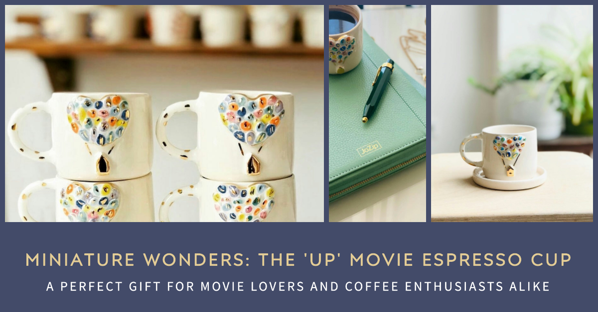 Disney Pixar's 'Up' Themed Ceramic Espresso Cup & Saucer - A