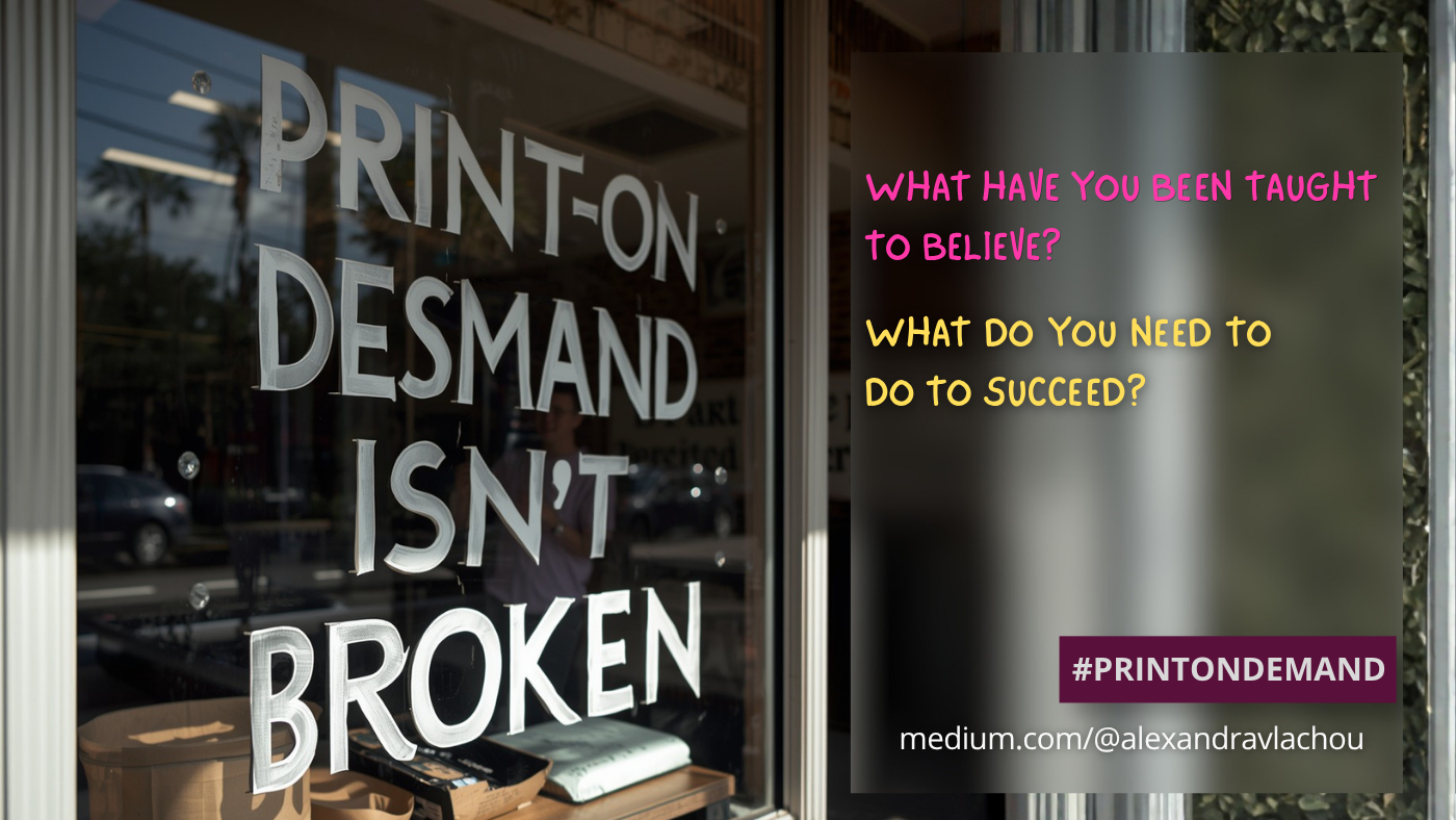 Print on Demand Isn’t Broken. Let’s see what you might be doing wrong.