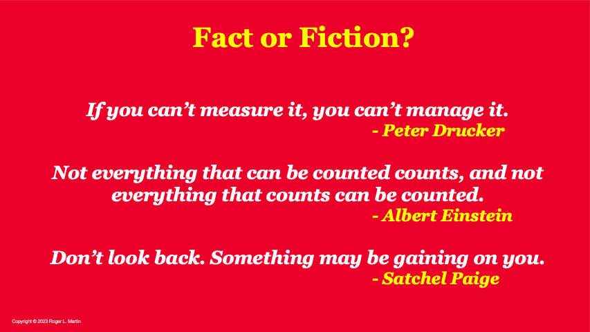 Measuring, Managing &amp; Mattering. Don&rsquo;t let your Strategy be Guided 