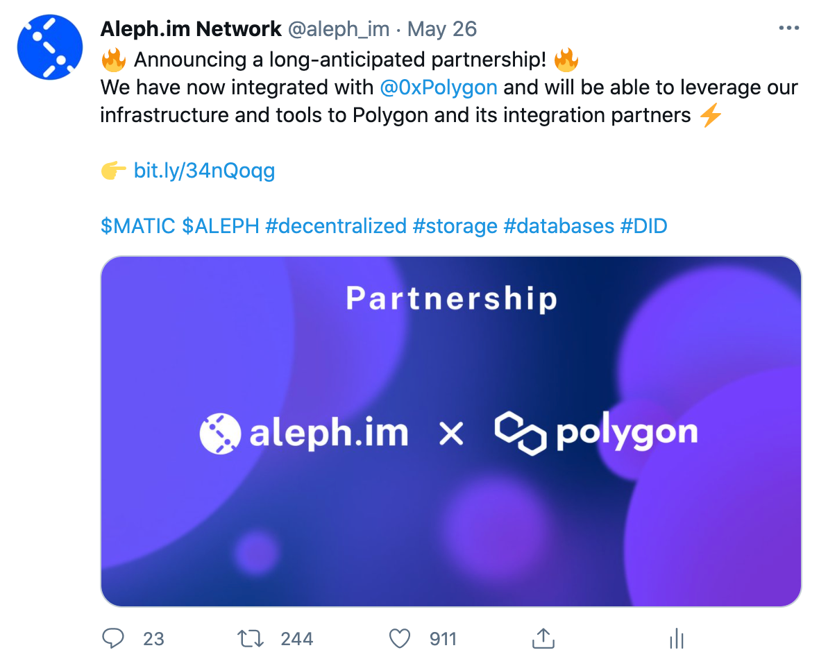 Aleph.im > Raydium | Ubisoft | Polygon ... | Aleph Cloud