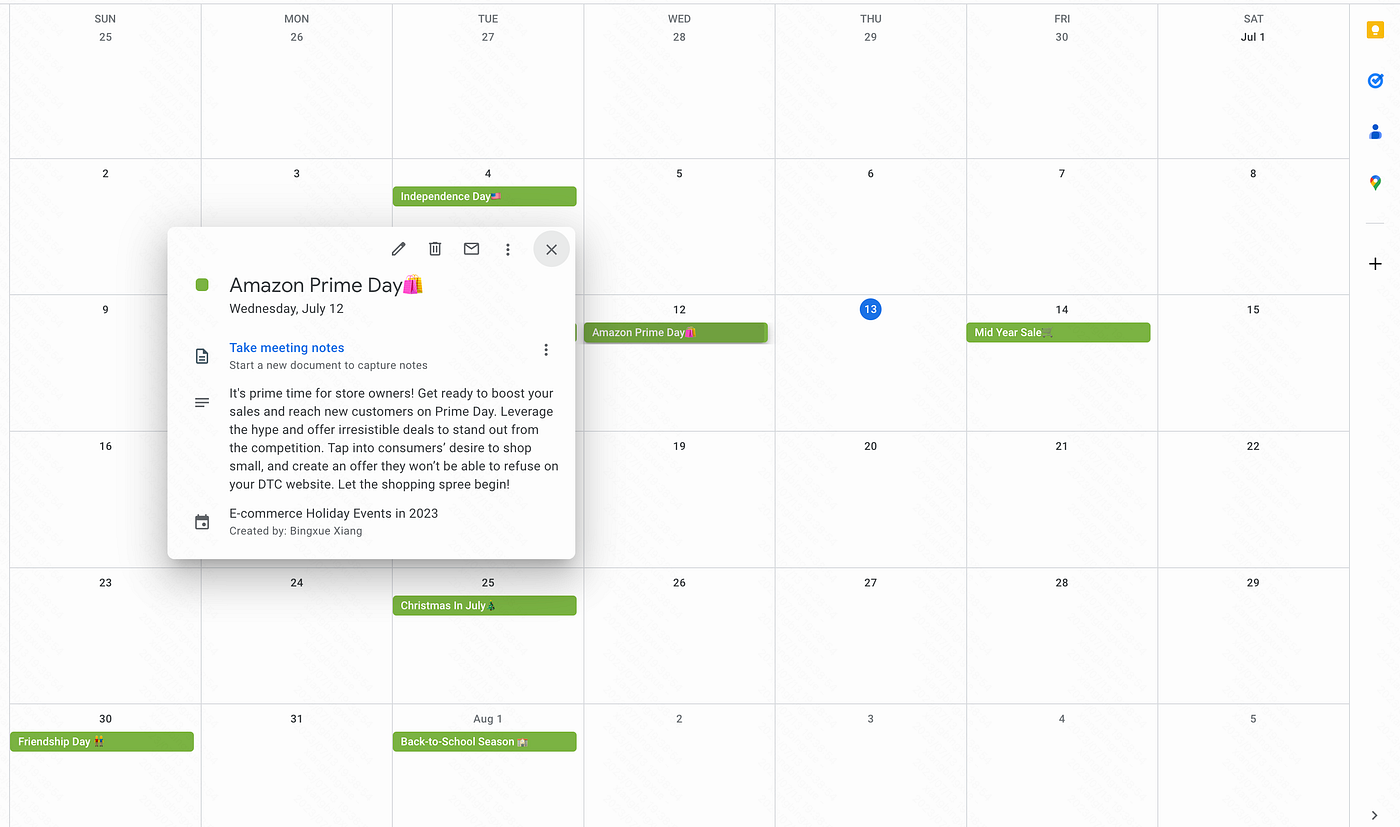 Cheerlink made a marketing calendar 📅 for Shopify Store Owners! -  Cheerlink Labs