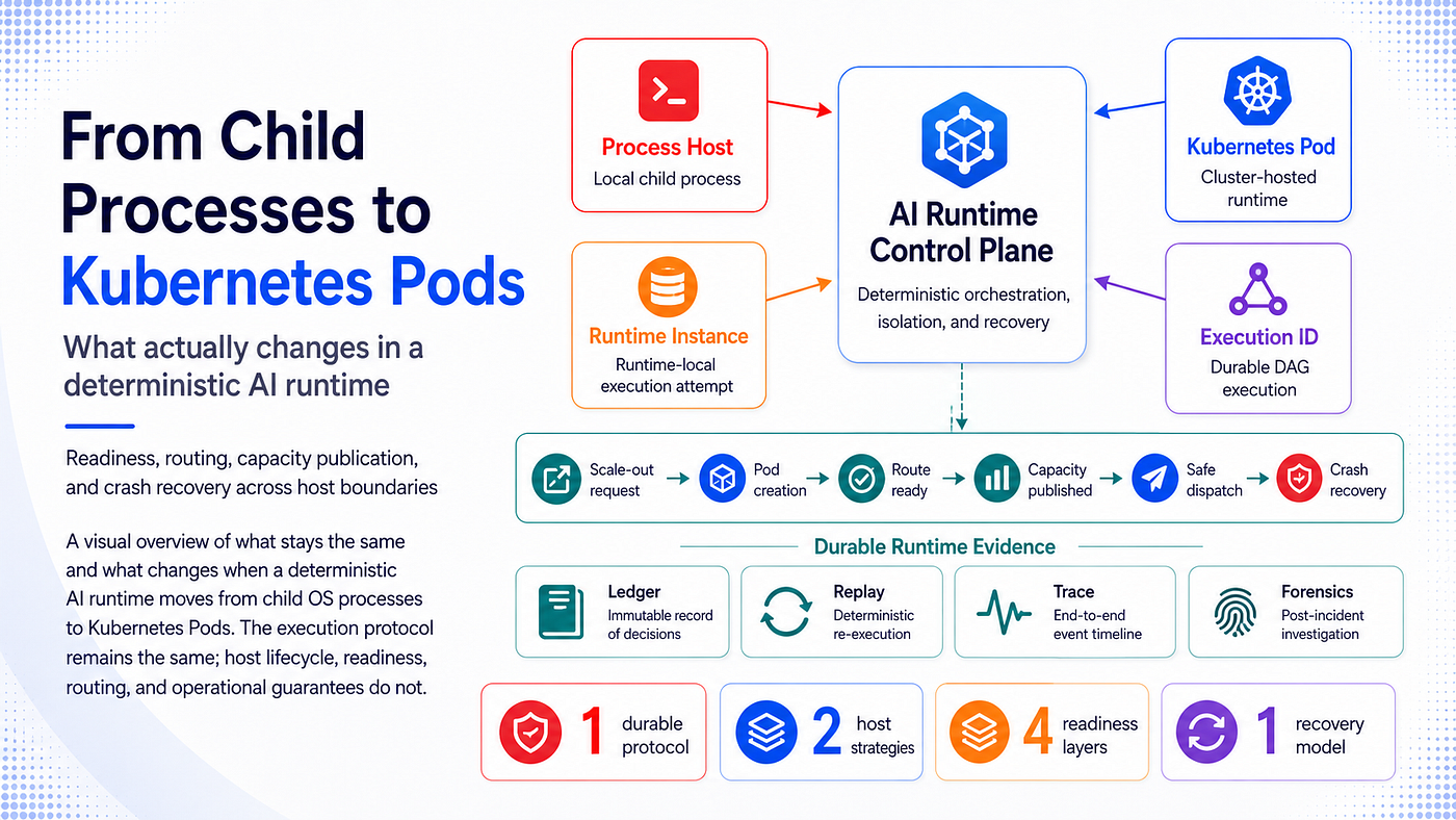 From Child Processes to Kubernetes Pods: What Actually Changes in a Deterministic AI Runtime